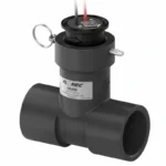 GPI Flomec QS200 Ultrasonic Flow Meter in 1″ PVC Tee Slip 0.22 to 33 GPM 150 PSI (QS20010)