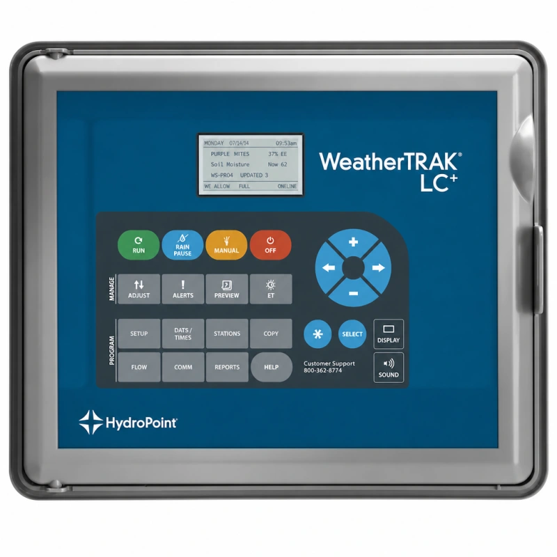 HydroPoint Weathertrak LC Modular Controller 6 Station Outdoor Plastic Wall Mounted With 1 yr of Cellular Service