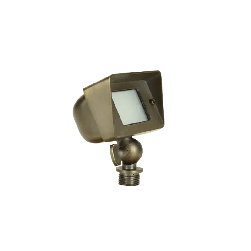 Unique Lighting Systems Radiance Brass Mini Wall Wash Light, 2W 2700K LED (RADI-L227-WB)