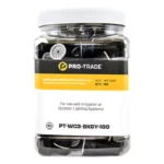 Pro-Trade Black/Gray Wire Connector #22-#8, 100-Pack Canister (PT-WC3-BKGY-100)