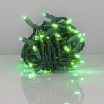 70 LED Count 24 ft. Green Color Holiday Christmas Outdoor String Lights (5MM) (81905) - Image 2