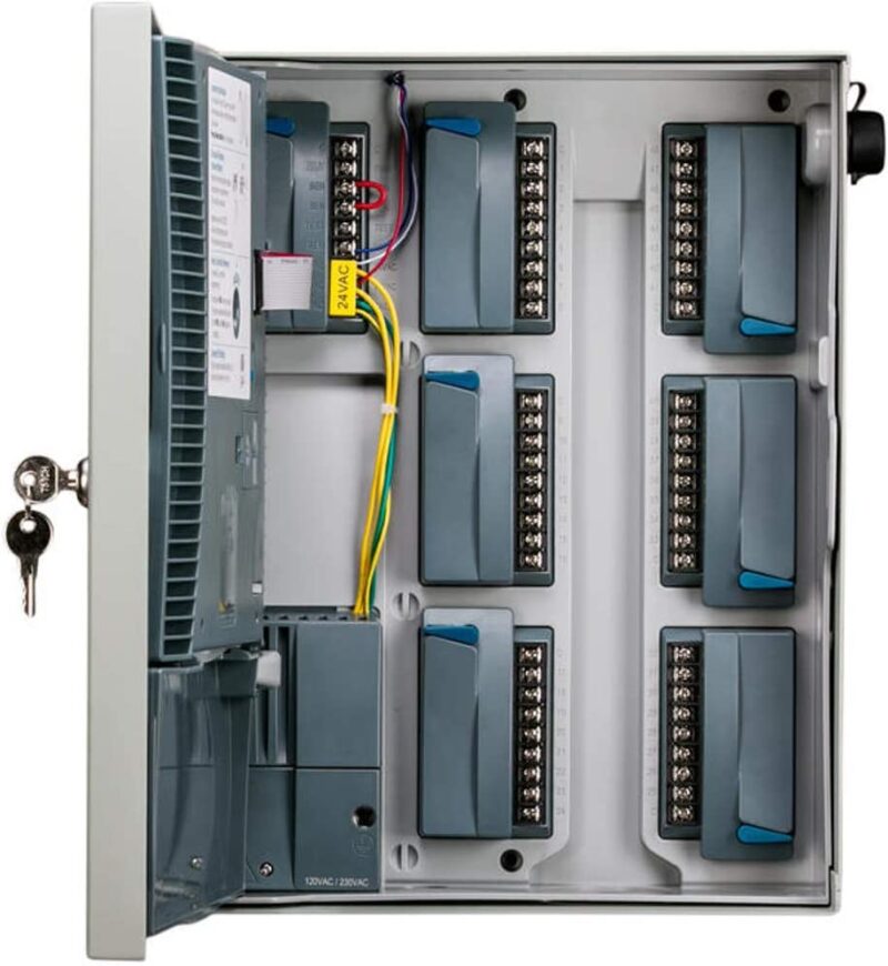 Hunter ICC2 I2CF-800-SS 8 Station (Up to 54) Controller, with Flow, Stainless Steel Cabinet (I2CF800SS)
