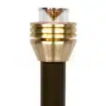 FX Luminaire Petite P1 18" 1LED Riser Assembly Bronze Finish (P-1LED-18RAB-Z)