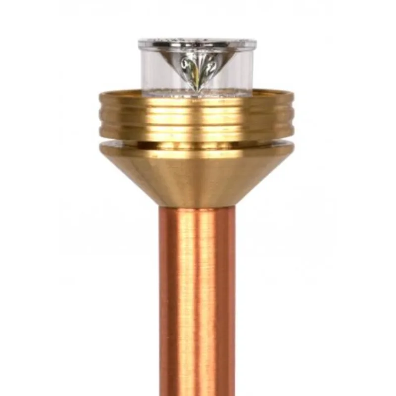 FX Luminaire P-1LED-12RA-CU Petite 1LED 12" Riser | Natural Copper (P-1LED-12RA-CU)
