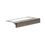 FX Luminaire LF 2W 3000K White LED Wall Light Aluminum Housing Bronze Metallic Finish (LF-1LEDC-BZ)