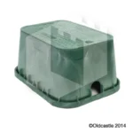 Carson 1220 Valve Box 20" x 12" 12" Deep T-Lid HDPE Black (12201030)
