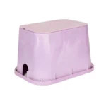 Carson 1419 Valve Box 19" x 14", 12" Depth, T-Lid, HDPE, Purple (14191040)