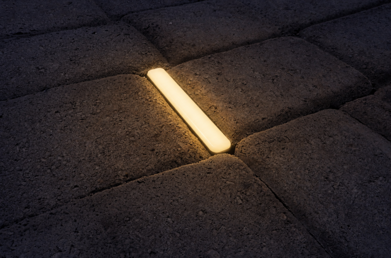 Brilliance Command Series 6 in. Smart Paver Light, Adjustable 2-7W & CCT, Aluminum Base (COMMAND-PAVER)