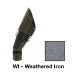 FX Luminaire FB-1LED-WI Up Light Weathered Iron (FB-1LED-WI)