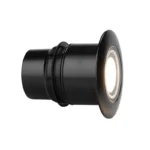 FX Luminaire Cora CN-51 4W MR16 2700K LED In-Grade Well Light Ring, Black (CN-51-LED20WFL-RG-FB)