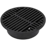 NDS 8 in Round Drain Grate Black (10)