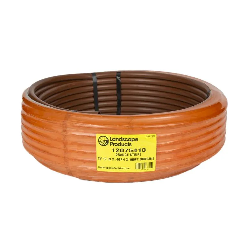 Landscape Products EZ-ID-CV 17MM Dripline - .4GPH Emitters 100 ft Roll x 12 in Spacing (12075410)