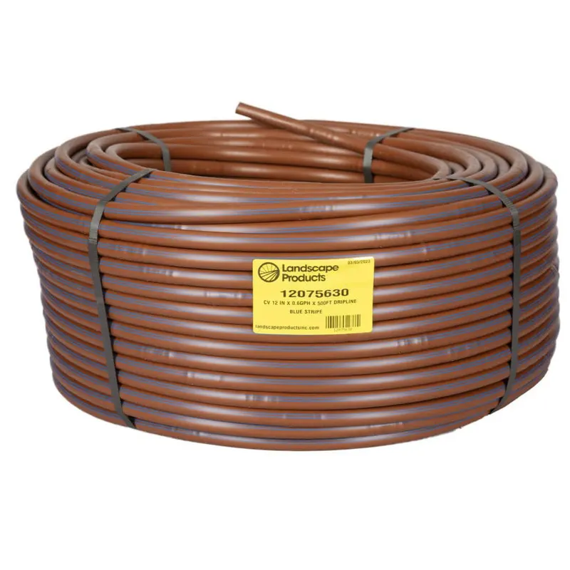 Landscape Products EZ-ID-CV 17MM Dripline - .6GPH Emitters 500 ft Roll x 12 in Spacing (12075630K)