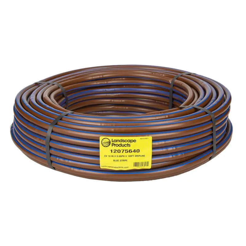 Landscape Products EZ-ID-CV 17MM Dripline - .6GPH Emitters 100 ft Roll x 18 in Spacing (12075640)