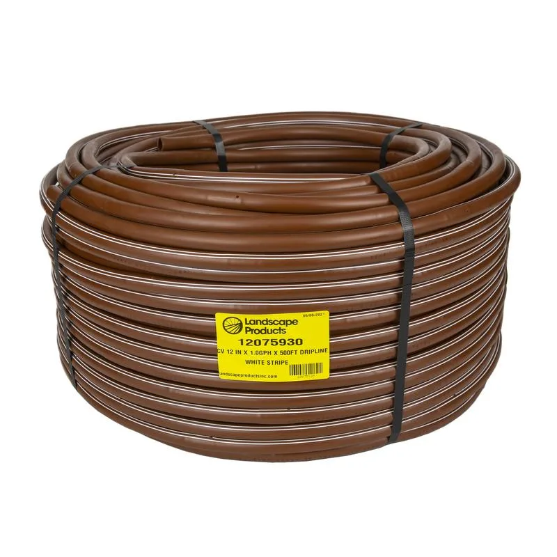 Landscape Products EZ-ID-CV 17MM Dripline - 1GPH Emitters 500 ft Roll x 12 in Spacing (12075930K)