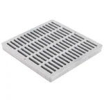 NDS 12" x 12" Square Catch Basin Grate, Gray (1210)