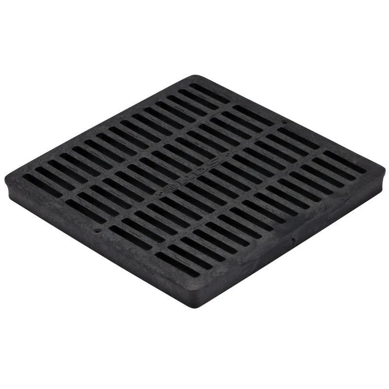 NDS 12" x 12" Square Catch Basin Grate, Black (1211)