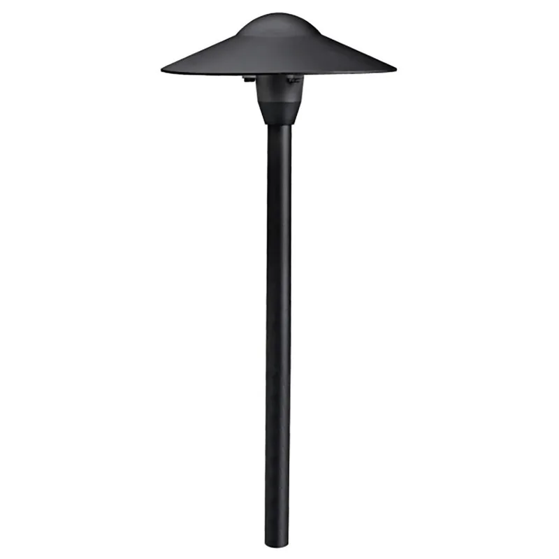 Kichler 15310 Path Light, Textured Black, T5 LED, Aluminum (15310BKT)