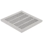 NDS 18" X 18" Square Polypropylene Gray Catch Basin Grate (1810)