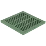 NDS 18" x 18" Square Catch Basin Grate, Green (1812)