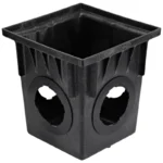 NDS 18 in One-Piece Catch Basin w/ 4 Openings Black (1884)
