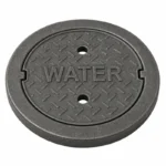 Oldcastle Infrastructure F-8C Christy Cast Iron Water Lid Only (3000520)