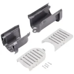 400-ACSE-WH Start and End Section Kit with Gray Grates - 4-3/4 in W x 6 in L