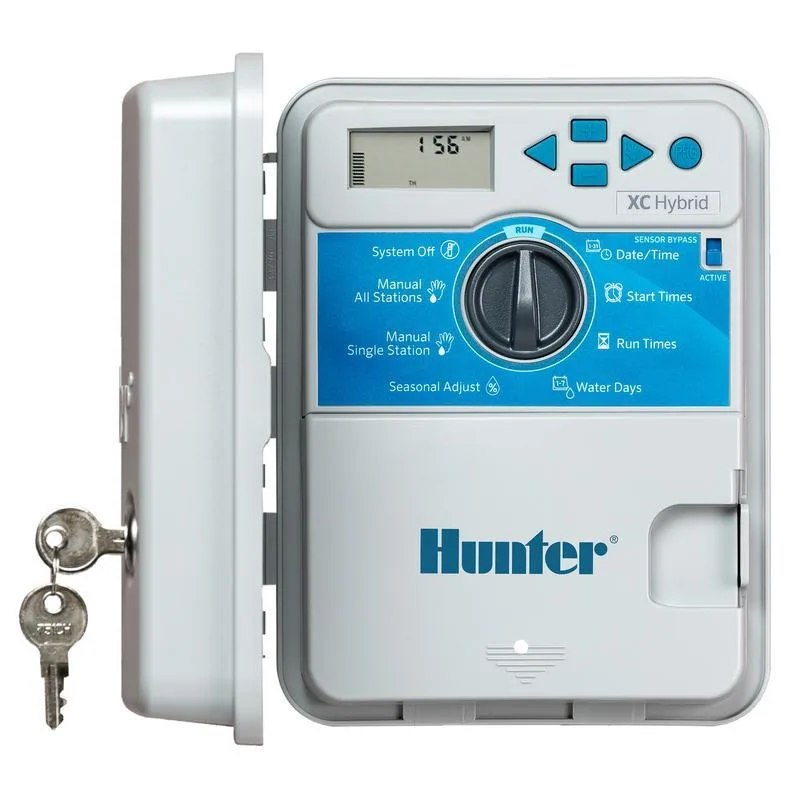 Hunter Irrigation XC Hybrid 12 Station Outdoor, Battery - Plastic (40403)
