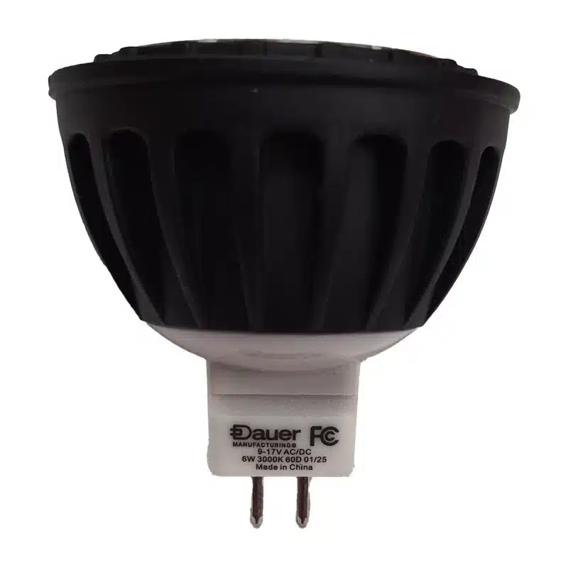 Dauer MR16 6W LED Lamp 3000K 60° Beam (486860)