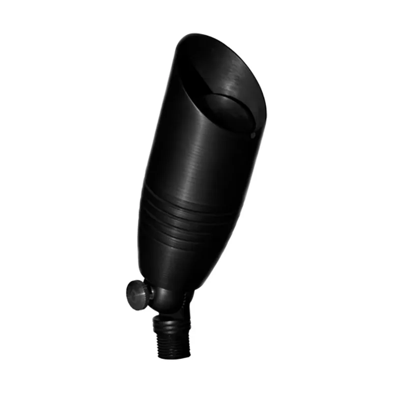 Dauer Icon Solid Brass MR16 Uplight, Black (490001-BLK)