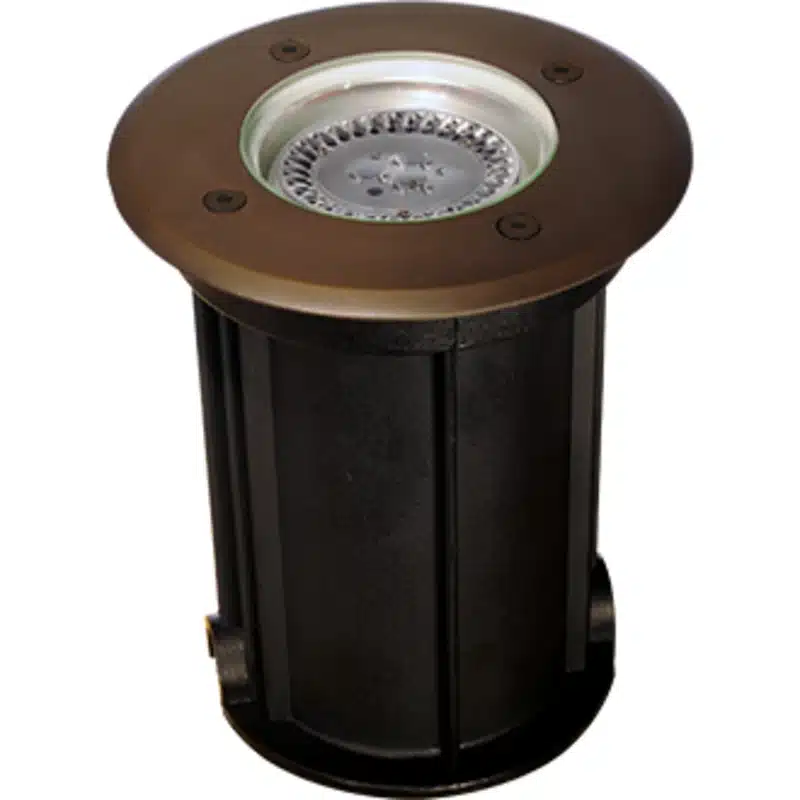 Dauer Bentley Adjustable Gimbal Well Light, Brass Drop-In (490063)