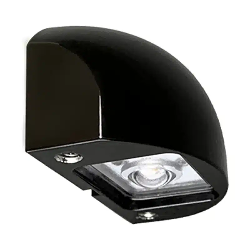 Dauer Buttonwood Integrated Micro-Deck Light 3000K, Black (490074-BLK-3K)