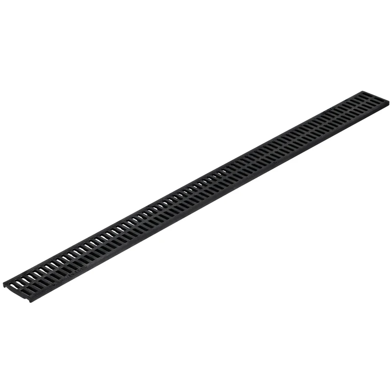 NDS Mini Channel 3' Rectangular Drain Grate, Black (543)