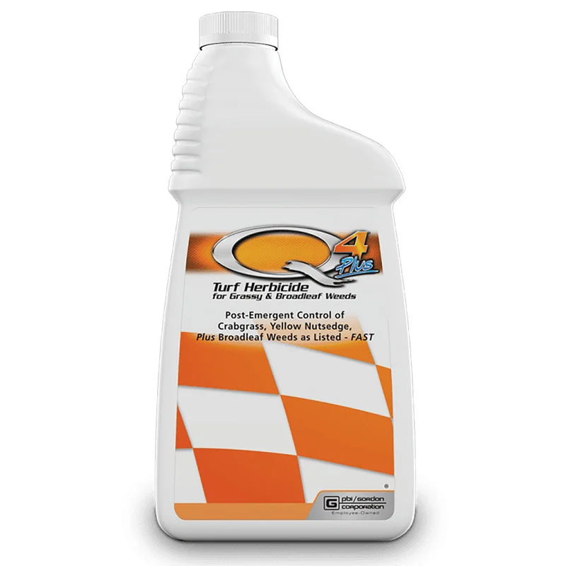 PBI-Gordon Q4 Plus Turf Herbicide for Grassy & Broadleaf Weeds – 1 qt (6971087)