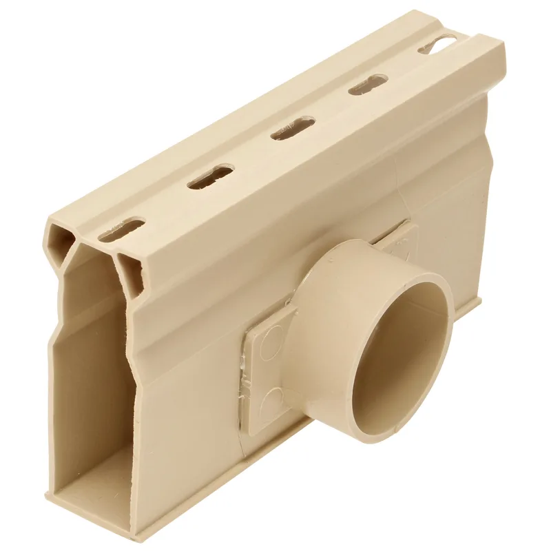 NDS 1-1/2" PVC Sand Schedule 40 For Micro Channel Drains PVC Schedule 40 Fittings Spigot Side Outlet | NDS8512