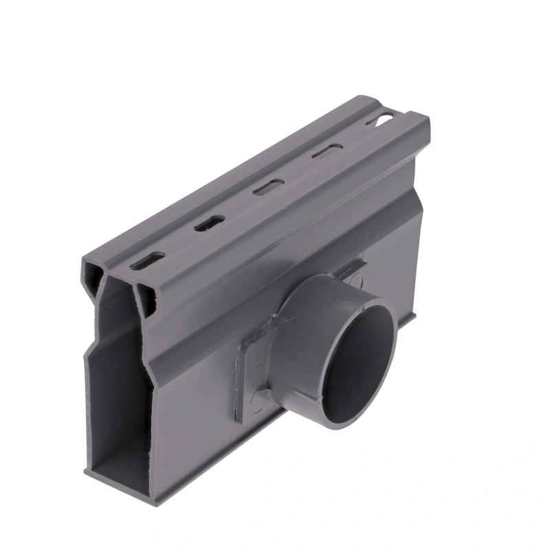 NDS Micro Channel Side Outlet Gray (8513)