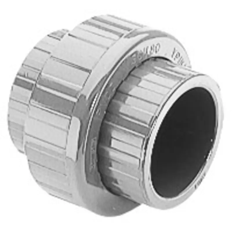 857-012.webp Lasco 857-012 1-1/4 in Slip x Slip Schedule 80 PVC Union (857-012)