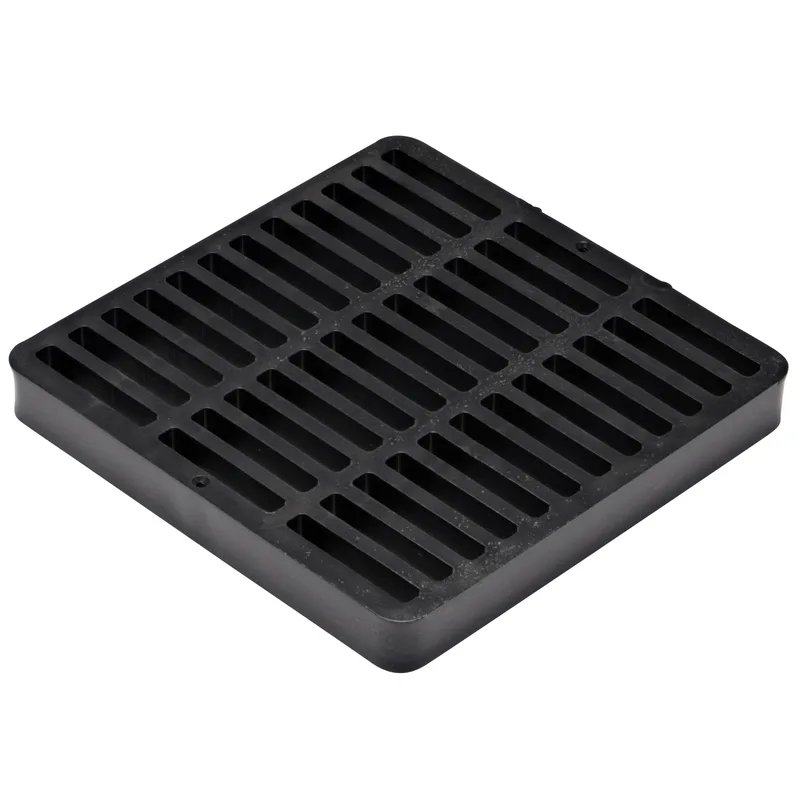 980.webp NDS 9" x 9" Square Catch Basin Grate, Black (980)