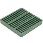NDS 9" x 9" Square Catch Basin Grate, Green (990)