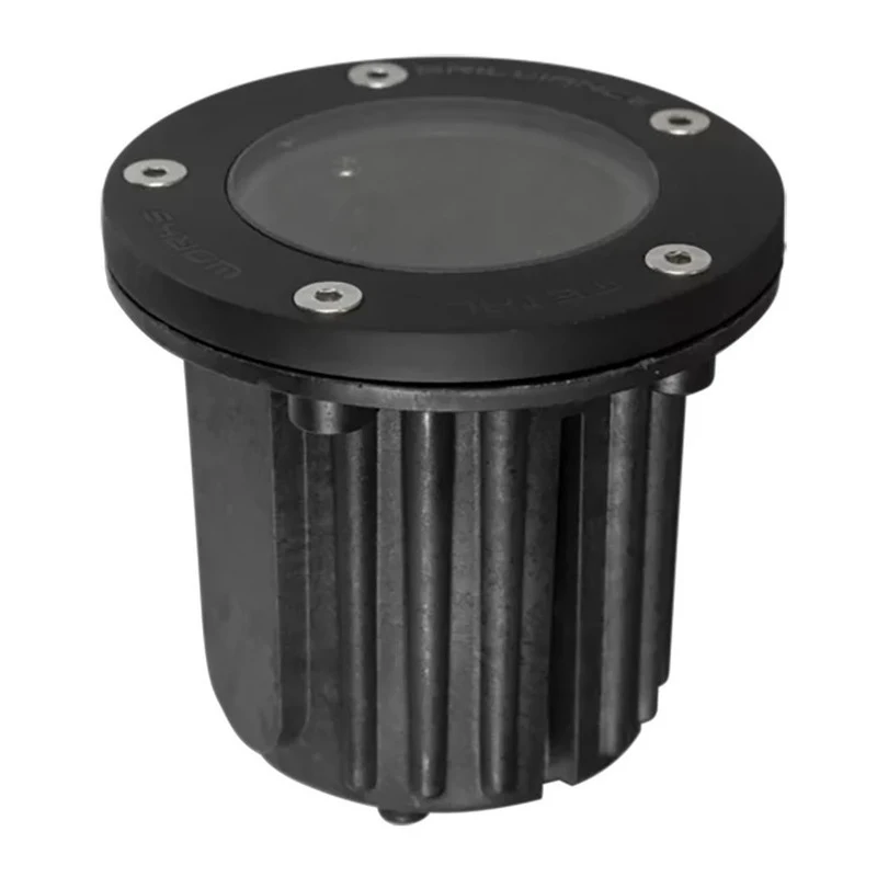 Brilliance Black Diamond MR16 Well Light 2700K 30 deg - Black Flat (BD-WL-MR16-FLAT-BK)