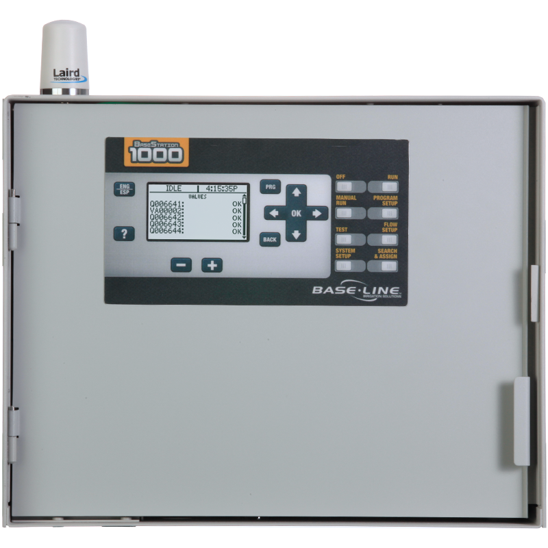 Baseline 1000 BaseStation 100-Zone 2-Wire/Conventional Powder Coated Wall Mount Controller (BL-1000X)