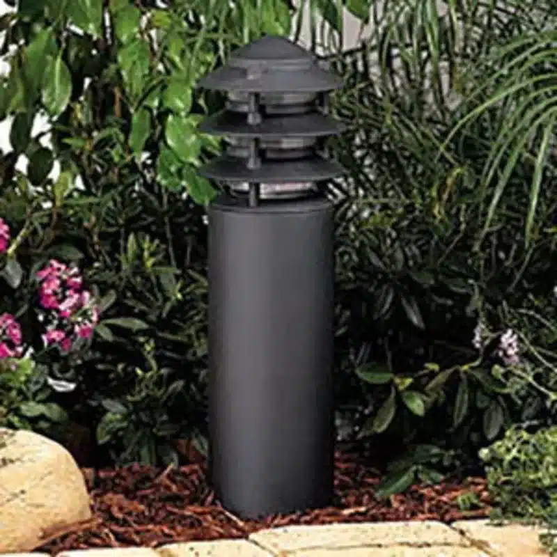 Vista Pro Lighting Vista BR-8231 Bollard Bronze G4 1.5W Ground Mount Aluminum (BR-8231-Z-150-W-G4)