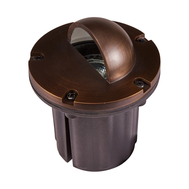 Alliance GL310 Aged Brass Domed Well Light, 5W 2900K MR16 LED (GL310-LED5W)