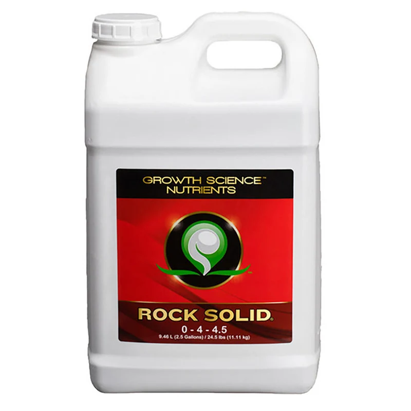 Growth Science Rock Solid 0-4-4 – 2.5 gal (GSCRSF)