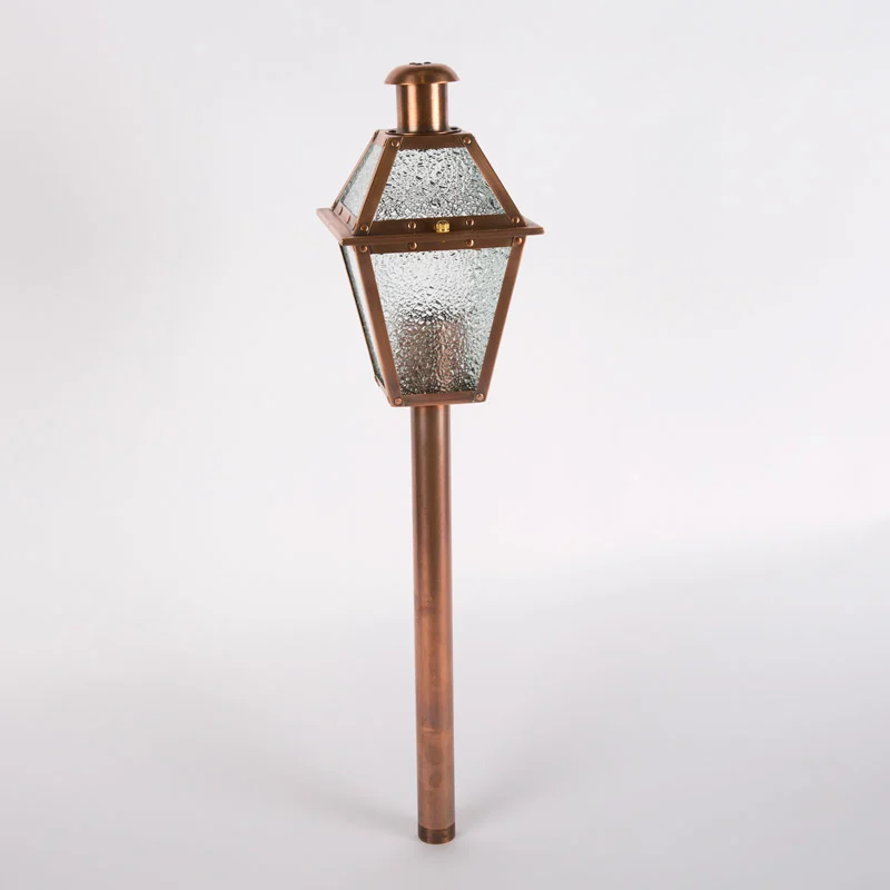 The Coppersmith GTPL 12 Volt Pathway Light with Weiyan LED Flame Simulation (GTPL12V)