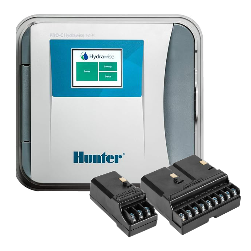 Hunter HPC-400 16 Zone Outdoor Wi-Fi Controller (HPC400 + PCM300 + PCM900)