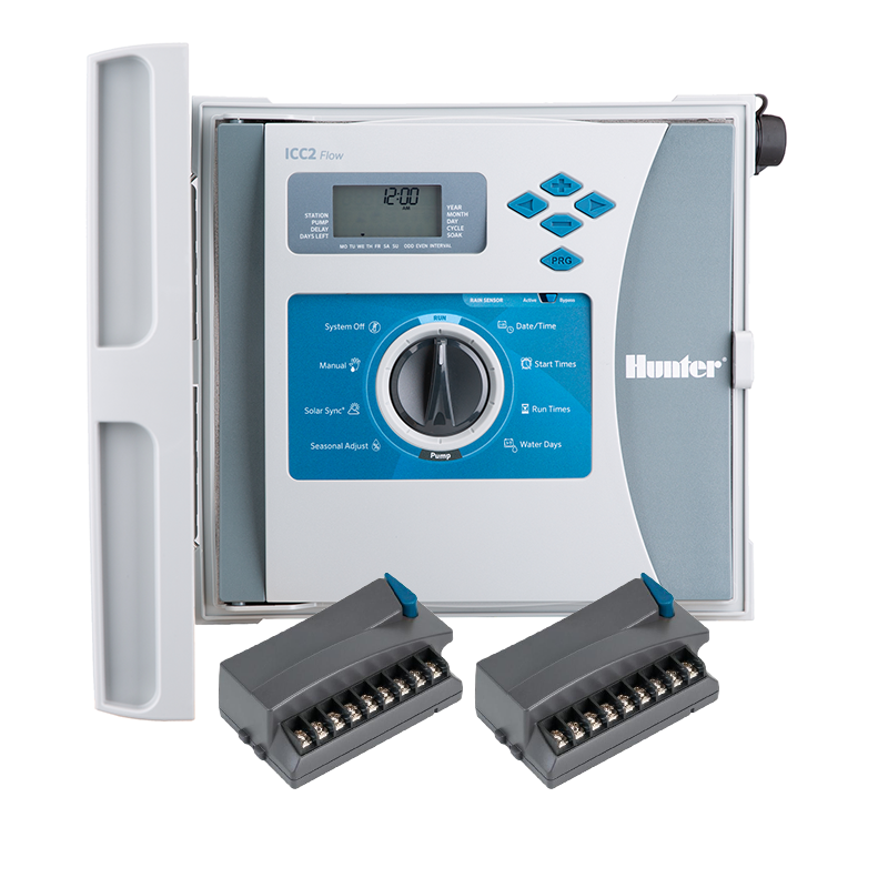 Hunter ICC2 16 Station Controller with Flow, Plastic Enclosure (I2CF1600PL)