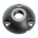 Vista MC-150 Black Round Base 12-Volt Canopy Mounting Bracket (MC-150-B)