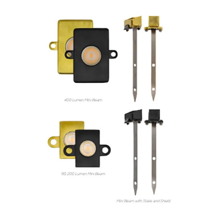 Brilliance Mini Beam 3W 3000K - Brass (MINI-BEAM-3000-200-BR)
