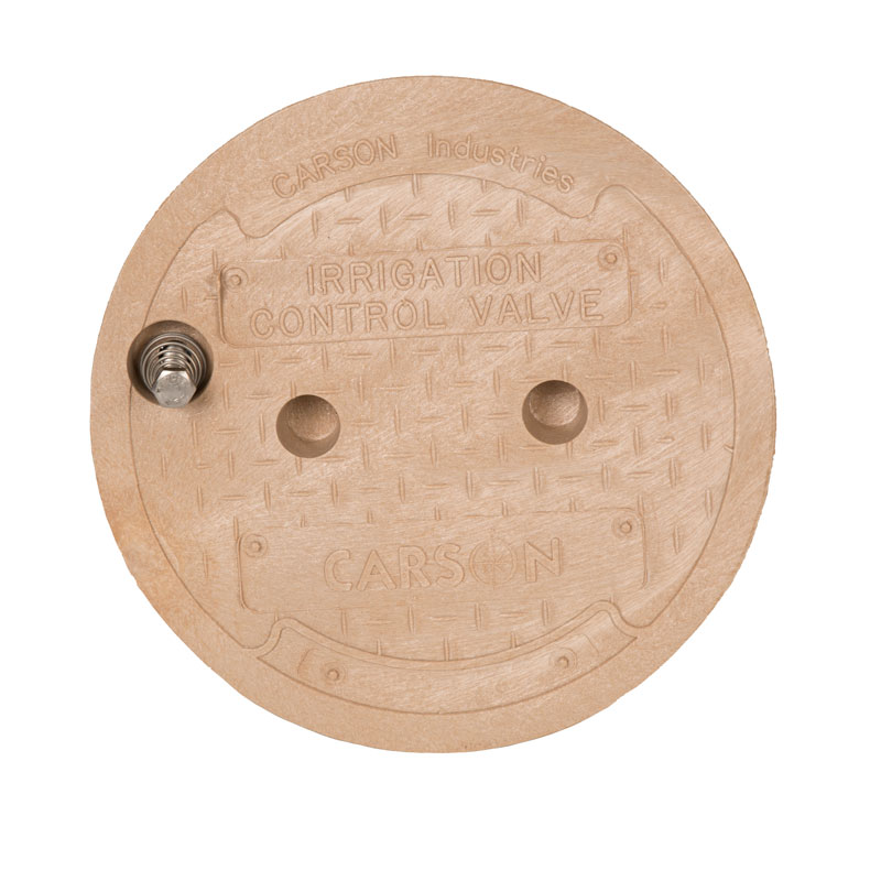 Oldcastle Precast 910 Carson 10 in Tan Lid Only (09104014)